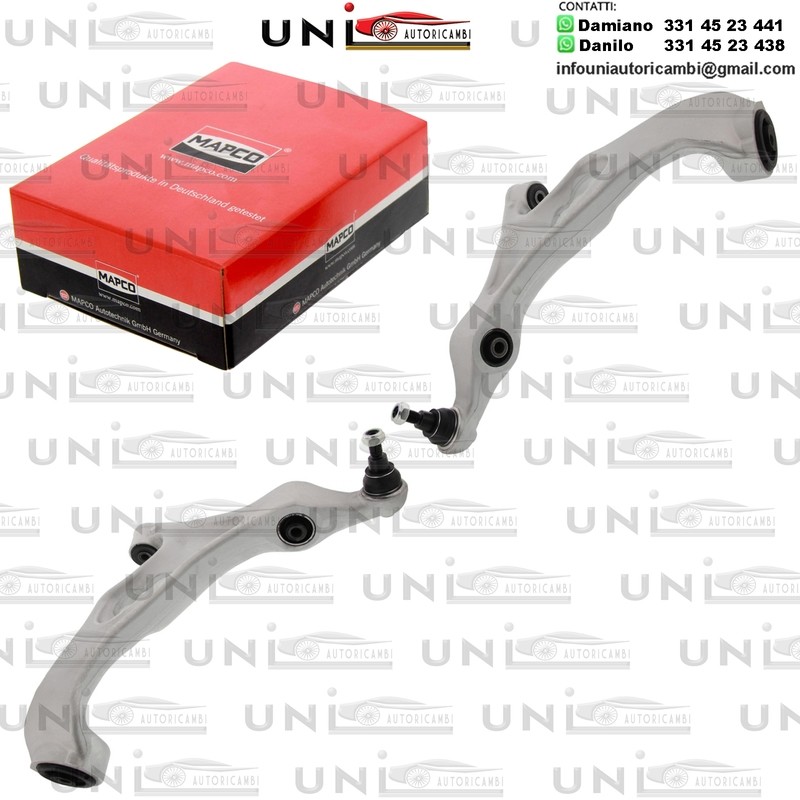 Kit 2 Bracci Anteriori Oscillanti Rinforzati Mapco AUDI Q7 3.0D-6.0D 03.06-08.15