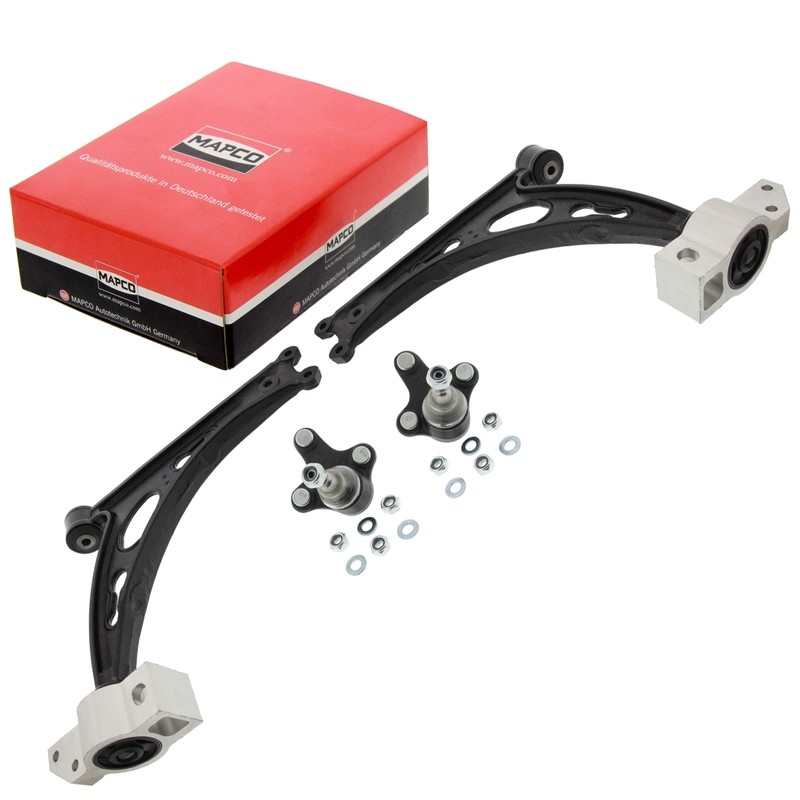 Kit 4 Bracci Anteriori Oscillanti Rinforzati Mapco AUDI A3  SEAT ALTEA / SKODA OCTAVIA II / VW CADDY III, GOLF V 1.2-3.6 02.03-