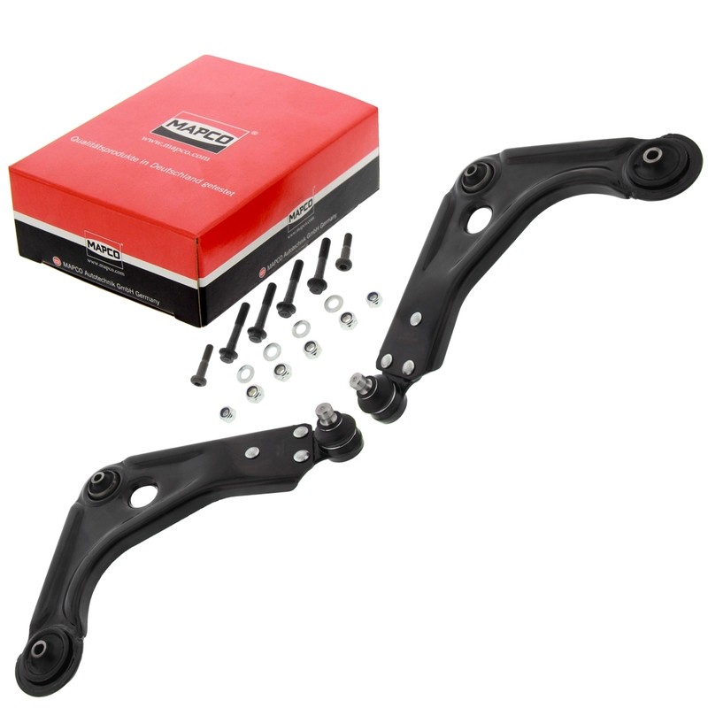 Kit 2 Bracci Anteriori Oscillanti Rinforzati Mapco - Ford Fiesta III (GFJ) da 01.1989 a 01.1997