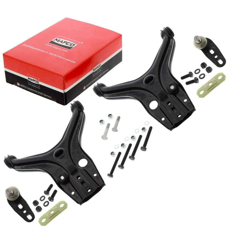 Kit 4 Bracci Anteriori Oscillanti Rinforzati Mapco AUDI 80, 90, COUPE 1.3-2.3 08.78-10.91