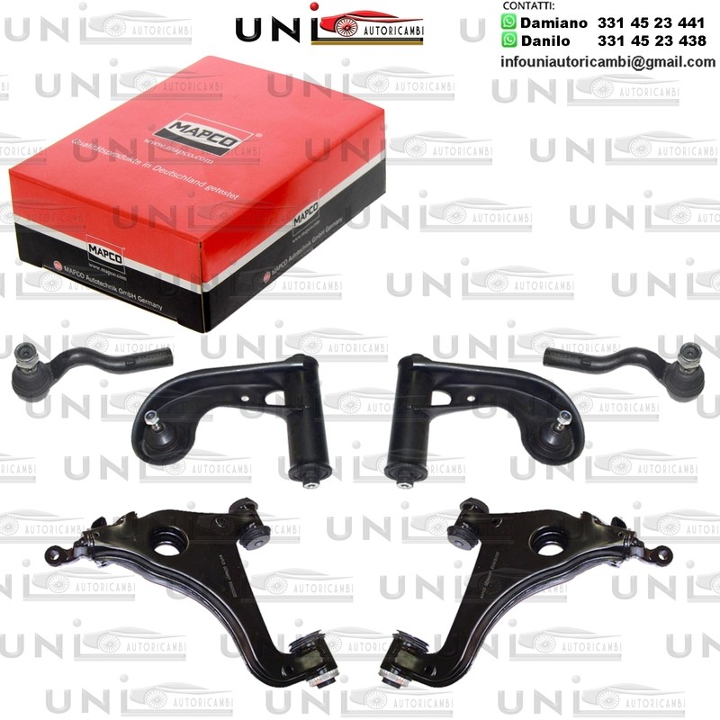 Kit 6 Bracci Anteriori Oscillanti Rinforzati Mapco MERCEDES E T-MODEL (S210), E (W210) 2.0-5.4 06.95-03.03