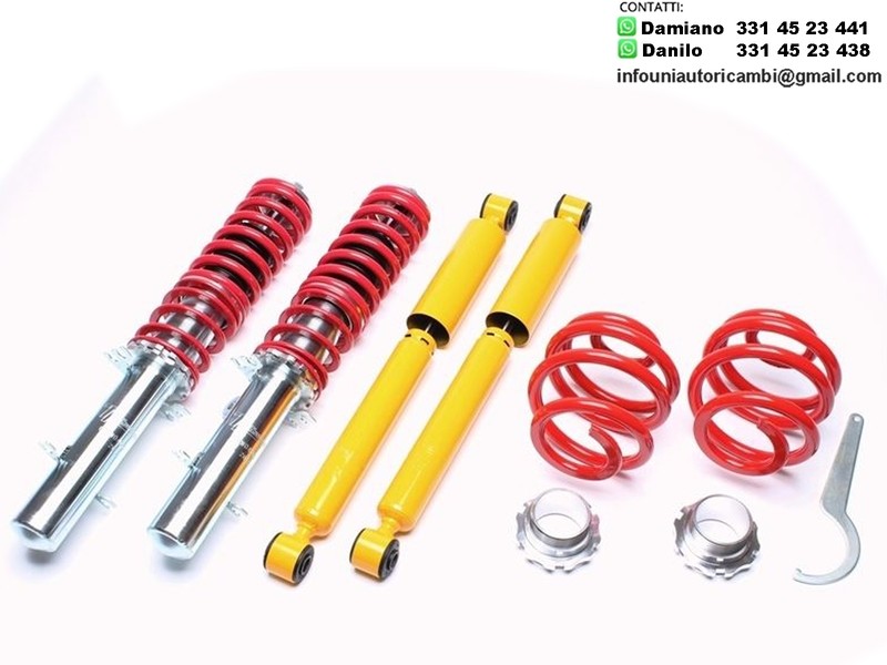 1x Assetto a GHIERA REGOLABILE per: AUDI TT 8N 4X4 - GOLF IV 4X4 - AUDI A3 8L QUATTRO - SEAT LEON 1M 4X4 - SKODA OCTAVIA 1U 4X4 - VW BORA 4X4
