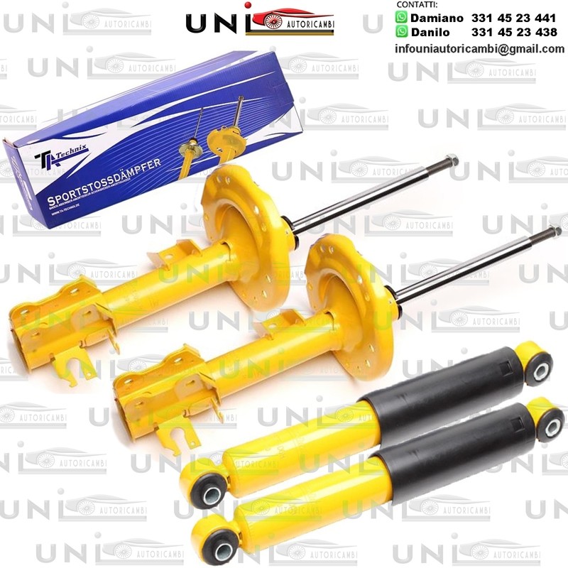 4X Ammortizzatori Sportivi a Gas Ta Technix Abarth 500,500C/Fiat 500,500C,/Ford Ka II