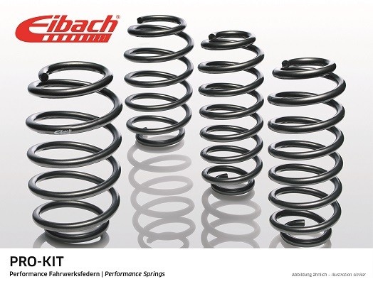 4 Molle Sportive EIBACH Pro-Kit, 4 pezzi, (30-35mm / 25-30mm); (1300 kg / 1100 kg); ALFA ROMEO 159 2.4D / 3.2 03.06-12.12