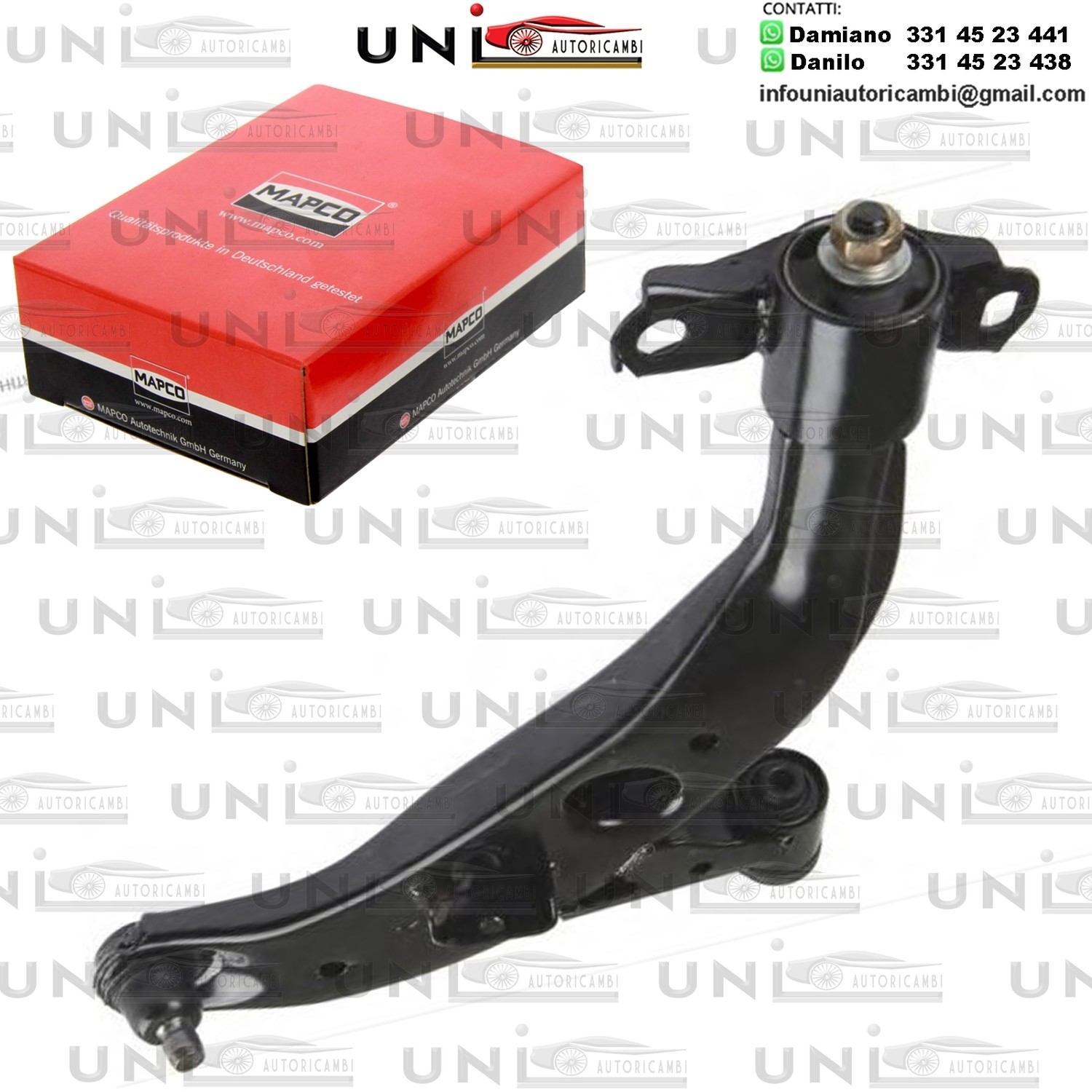 Braccio oscillante anteriore Destro Rinforzato KIA SEPHIA / SHUMA