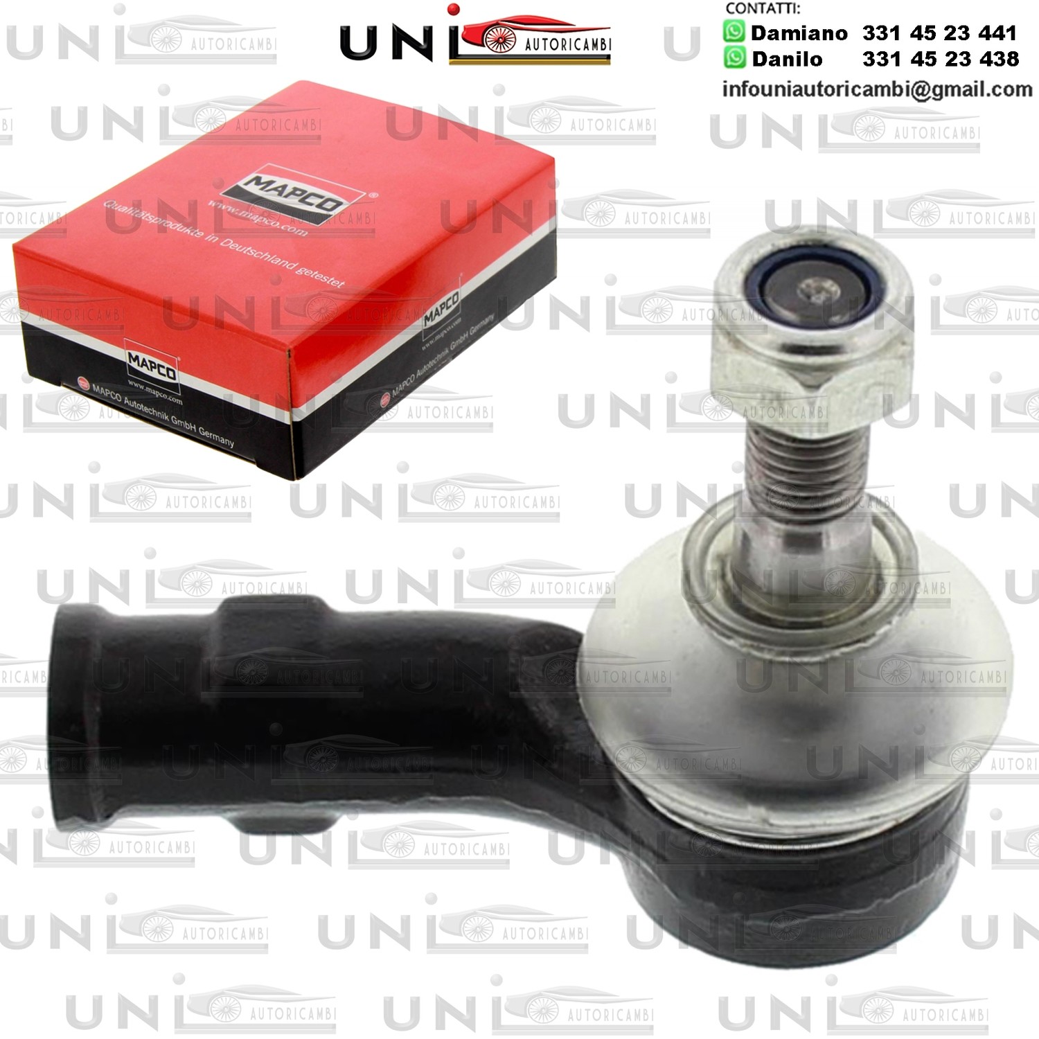 Testa barra d`accoppiamento Assale anteriore Sinistra Rinforzata SEAT CORDOBA / VARIO, IBIZA II, INCA, TOLEDO I / VW CORRADO, GOLF II / III / IV, JETTA II, PASSAT, POLO, VENTO 1.0-Electric 08.83-06.03