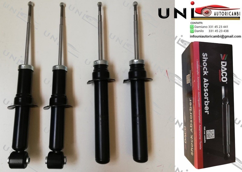 4 Ammortizzatori RINFORZATI a Gas DACO Germany Alfa Romeo 159 / Brera da 2005