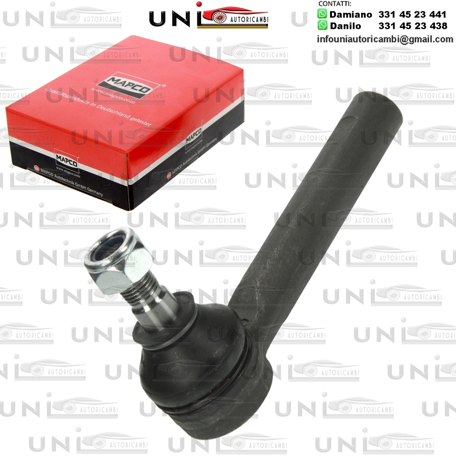 Testa barra d`accoppiamento Assale anteriore bilaterale Rinforzata SAAB 9000 2.0/2.3/3.0 09.84-12.98