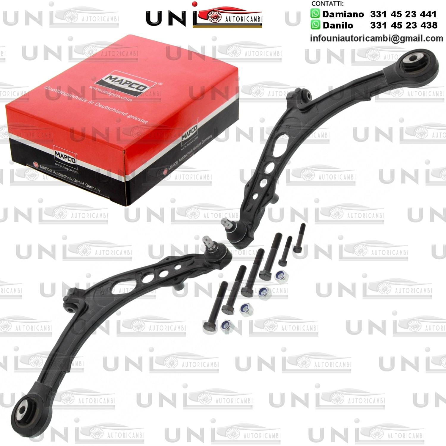 Kit riparazione, Sospensione ruota Assale anteriore bilaterale Rinforzato FIAT PUNO / VAN 09/1999 - 03/2012