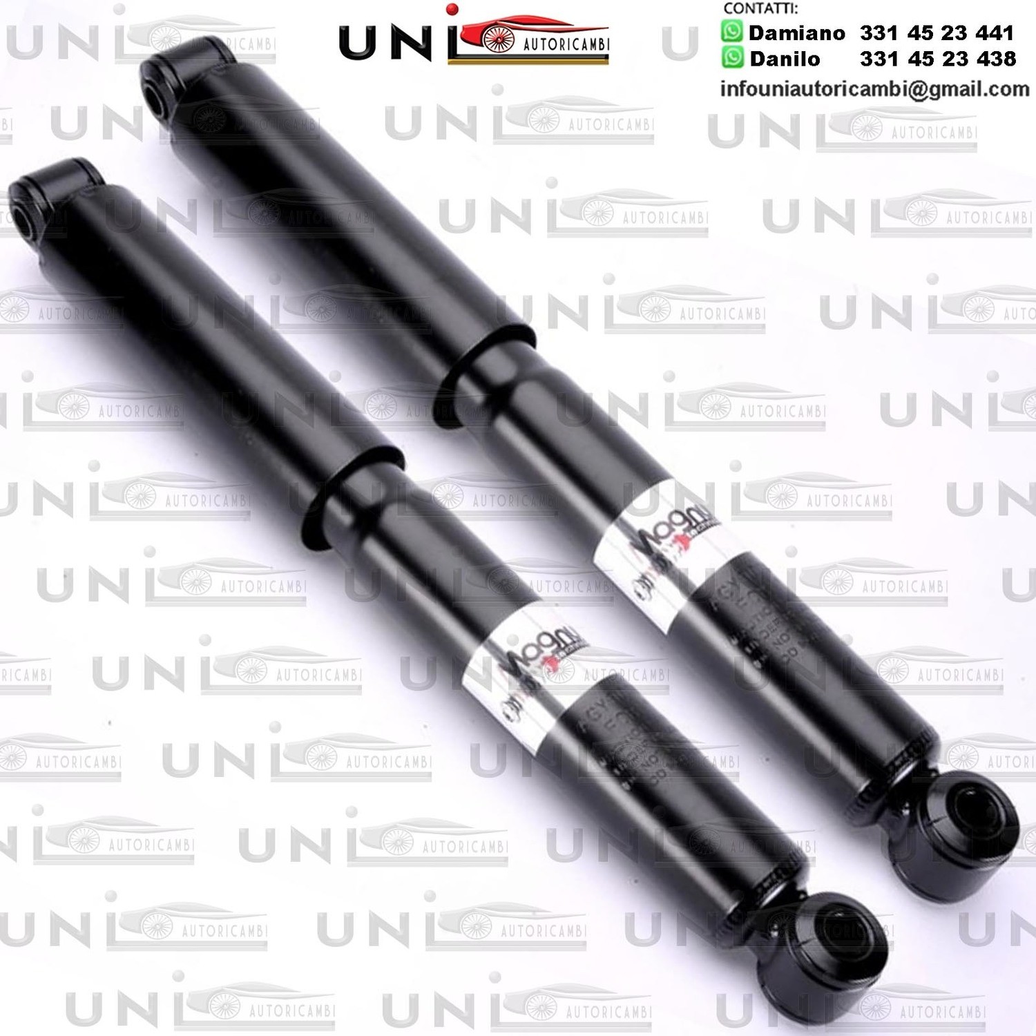 2 Ammortizzatori RINFORZATI Posteriori MAGNUM per: CHRYSLER Modello: GRAND VOYAGER / VOYAGER IV (RG, RS) dal 2000- + DODGE Modello: CARAVAN (RG_) Tipo: 2.4 3.3 3.8  dal 2000-