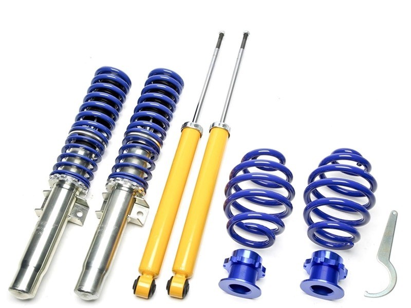 Assetto a GHIERA REGOLABILE 4x Ammortizzatori Molle per BMW E46 320D