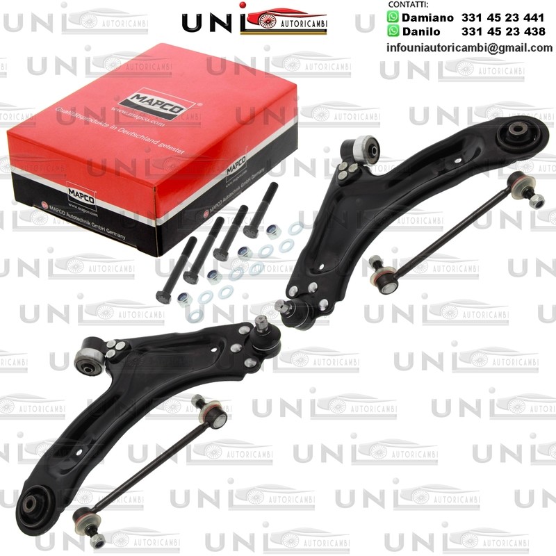 Kit riparazione, Sospensione ruota Assale anteriore bilaterale Rinforzato OPEL COMBO / TOUR, CORSA C / D 1.0-1.7D 09.00-
