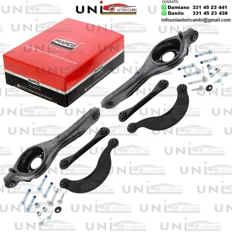 Kit riparazione, Sospensione ruota Serie / Kit  Assale posteriore bilaterale Rinforzato FORD FOCUS / ll / CABRIO 10.98-09.12