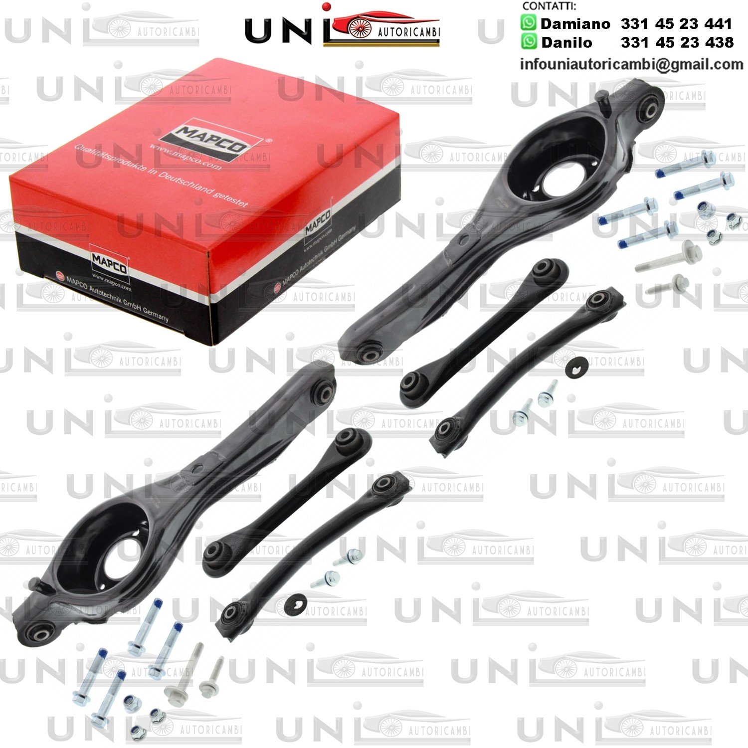 Kit riparazione, Sospensione ruota Assale posteriore bilaterale Rinforzato FORD FOCUS TURNIER / ll 02.99-09.12