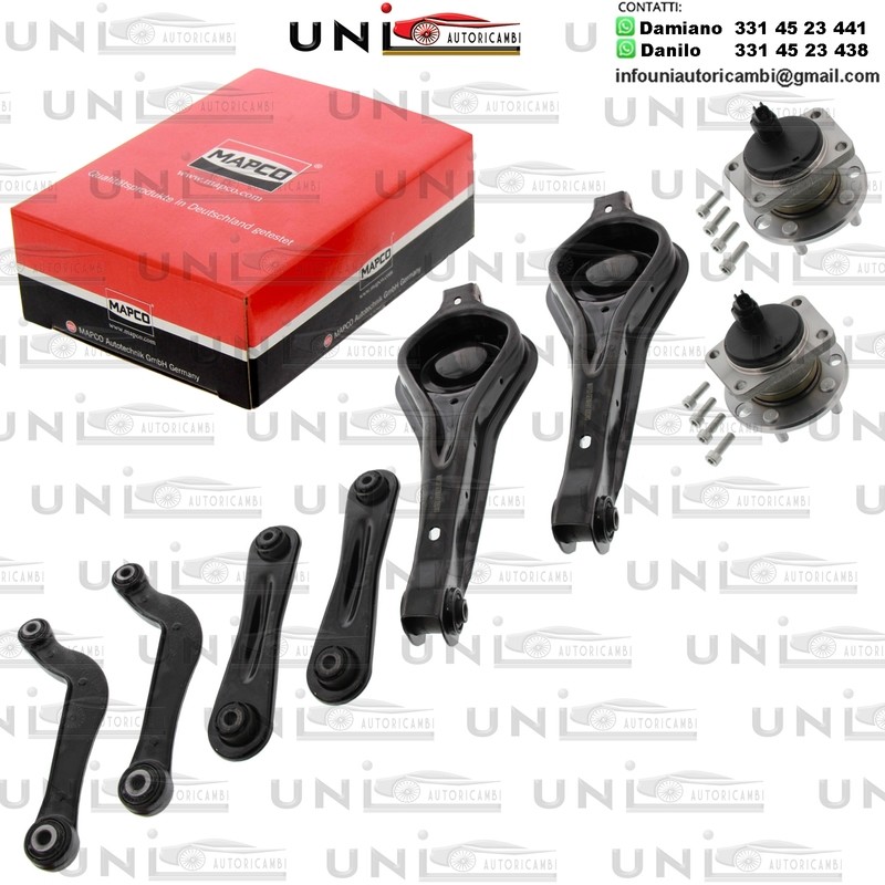 Kit riparazione, Sospensione ruota Assale posteriore bilaterale Rinforzato FORD MONDEO III 1.8-3.0 10.00-03.07