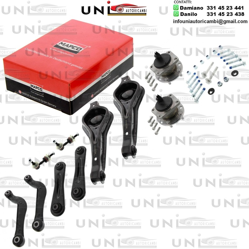 Kit riparazione, Sospensione ruota Assale posteriore bilaterale Rinforzato FORD MONDEO III 1.8-3.0 10.00-03.07