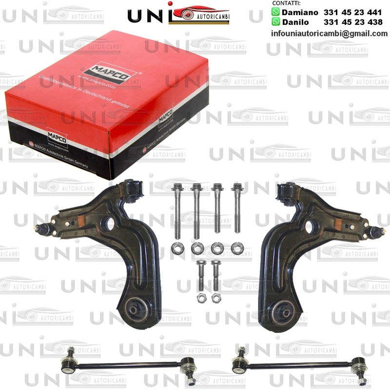 Kit riparazione, Sospensione ruota Assale anteriore bilaterale Rinforzato FORD FIESTA, FIESTA IV, PUMA / MAZDA 121 III 1.0-1.8D 08.95-08.03