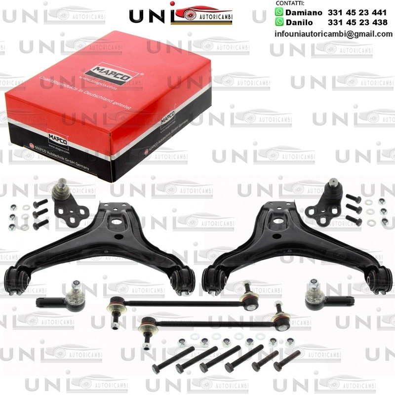 Kit riparazione, Sospensione ruota Assale anteriore bilaterale Rinforzato AUDI 80 1.6-2-8 08.89-08.00