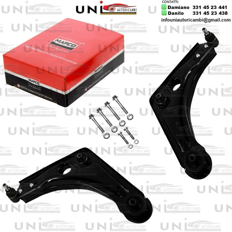 Kit riparazione, Sospensione ruota Assale anteriore bilaterale Rinforzata FORD ESCORT '91 EXPRESS, ESCORT '95, ESCORT CLASSIC, ESCORT V / VI / VII, ORION III 1.3-2.0 07.90-06.01