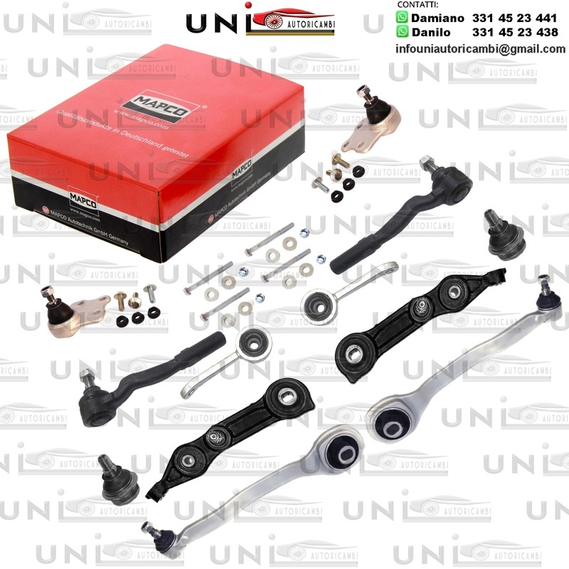 Kit riparazione, Sospensione ruota Assale anteriore bilaterale Rinforzato MERCEDES CLS (C219), E T-MODEL (S211), E (VF211, (W211), S (C215, W220), SL (R230) 1.8-6.2 10.98-01.12