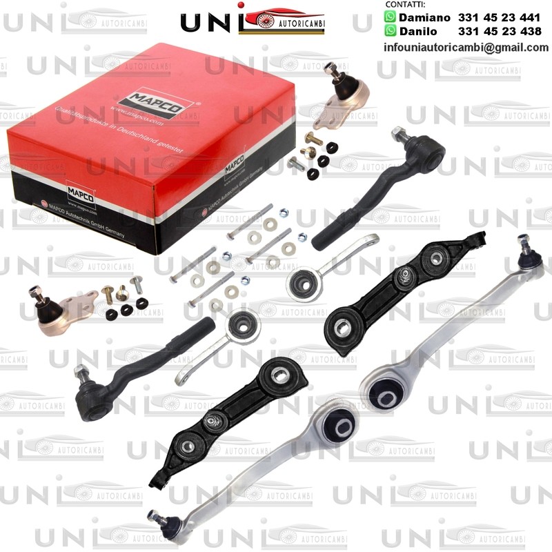 Kit riparazione, Sospensione ruota Assale anteriore bilaterale Rinforzato MERCEDES CLS (C219), E T-MODEL (S211), E (VF211, W211) 1.8-6.2 03.02-12.10