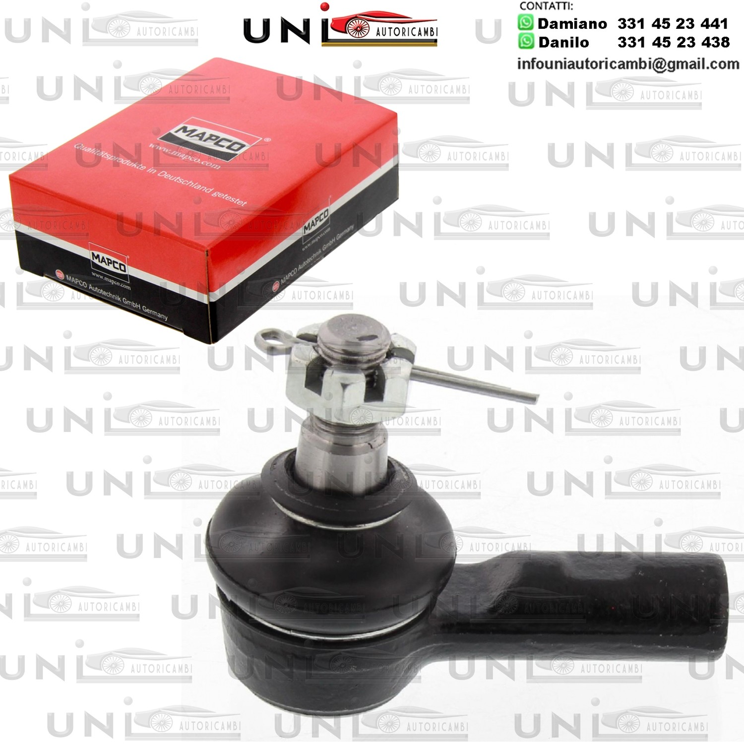 Testa barra d`accoppiamento Assale anteriore bilaterale Rinforzata ISUZU CAMPO, TROOPER I / II / OPEL FRONTERA A / SPORT, MONTEREY A / B 2.0-3.5 01.83-12.01