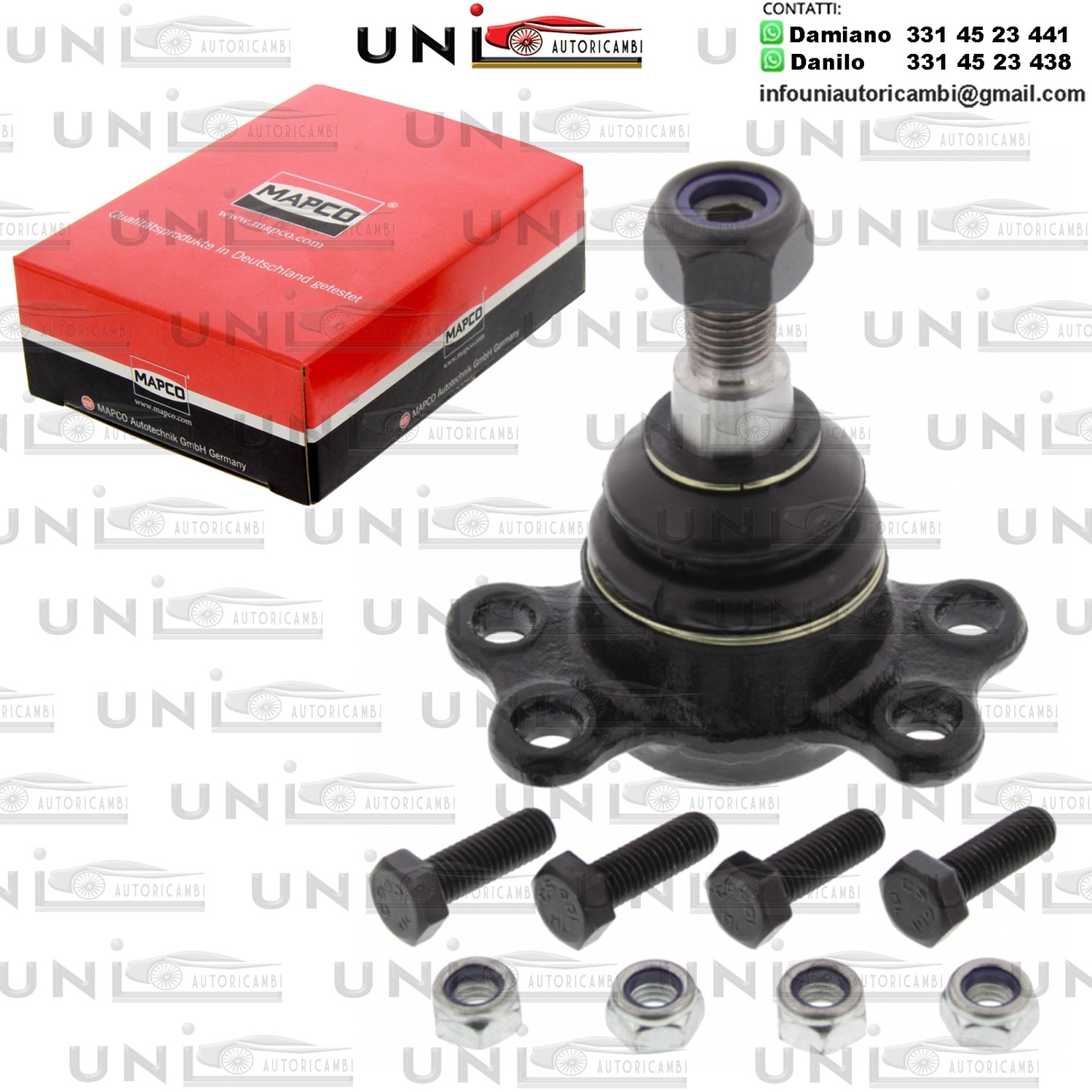 Giunto di supporto / guida Assale anteriore bilaterale Rinforzato ISUZU CAMPO, TROOPER I / OPEL CAMPO, FRONTERA A / SPORT 2.0-3.1D 01.83-12.01