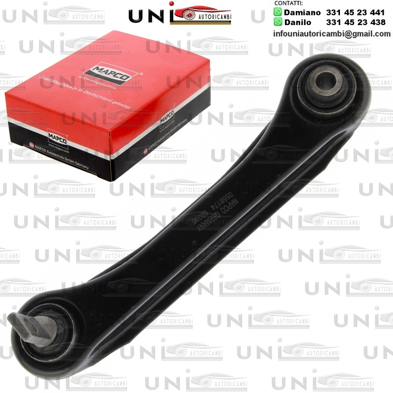 Braccio oscillante posteriore Sinistro Rinforzato MITSUBISHI CARISMA / COLT IV / COLT V / LANCER VI / VOLVO S40 I / V40