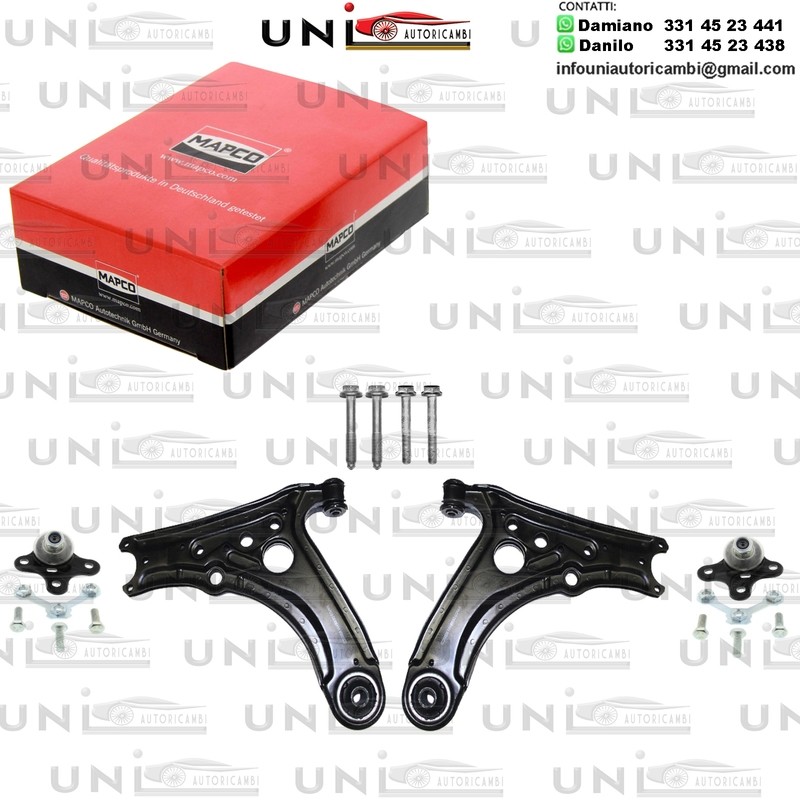 Kit riparazione, Sospensione ruota Assale anteriore Sinistra Rinfozata SEAR AROSA / VW POLO 1.0-1.9 10.94-06.04