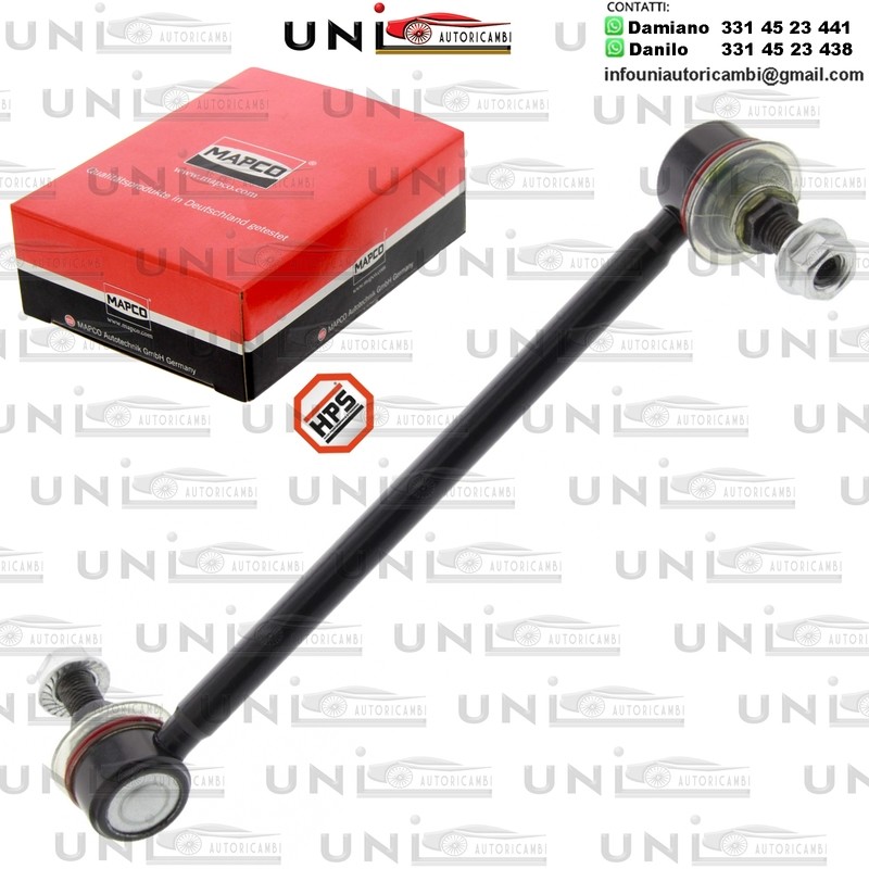 Asta/Puntone, Stabilizzatore Assale post. bilaterale Rinforzata CHEVROLET LACETTI, NUBIRA; DAEWOO LACETTI, NUBIRA 1.4-2.0D 05.03-