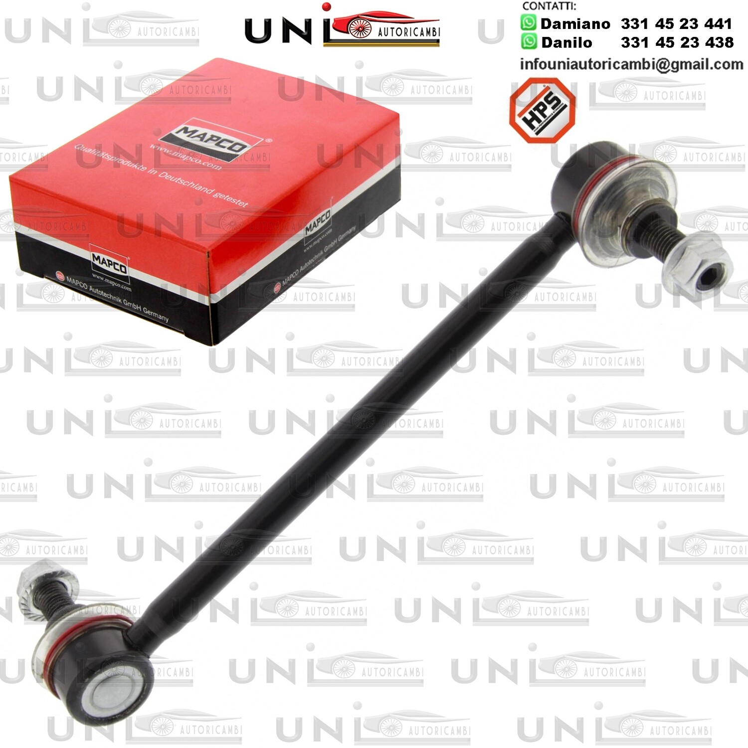 Asta/Puntone, Stabilizzatore Assale post. bilaterale Rinforzata ISUZU TROOPER I / II / III / OPEL FRONTERA A /SPORT 2.0-3.5 10.87-08.04