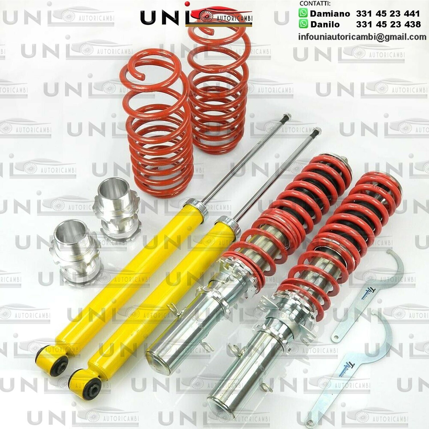 ASSETTO A GHIERA REGOLABILE - VW GOLF 4 NEW BEETLE BORA - AUDI A3 8L