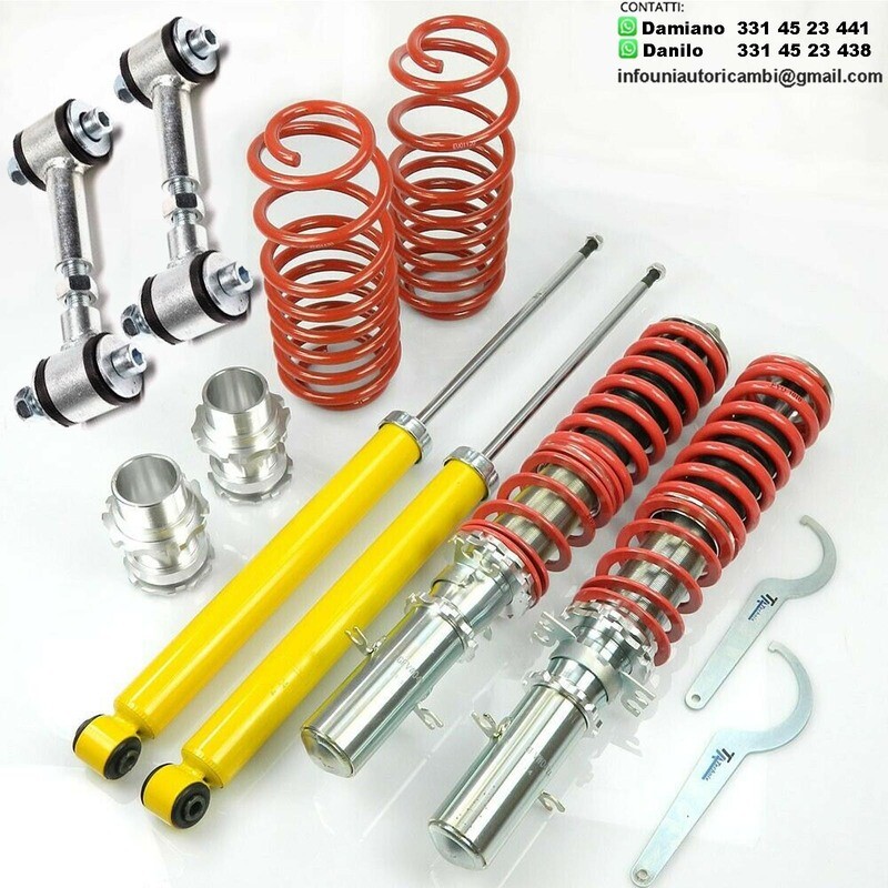 ASSETTO A GHIERA REGOLABILE + 2 BIELLETTE - VW GOLF 4 NEW BEETLE BORA - AUDI A3 8L