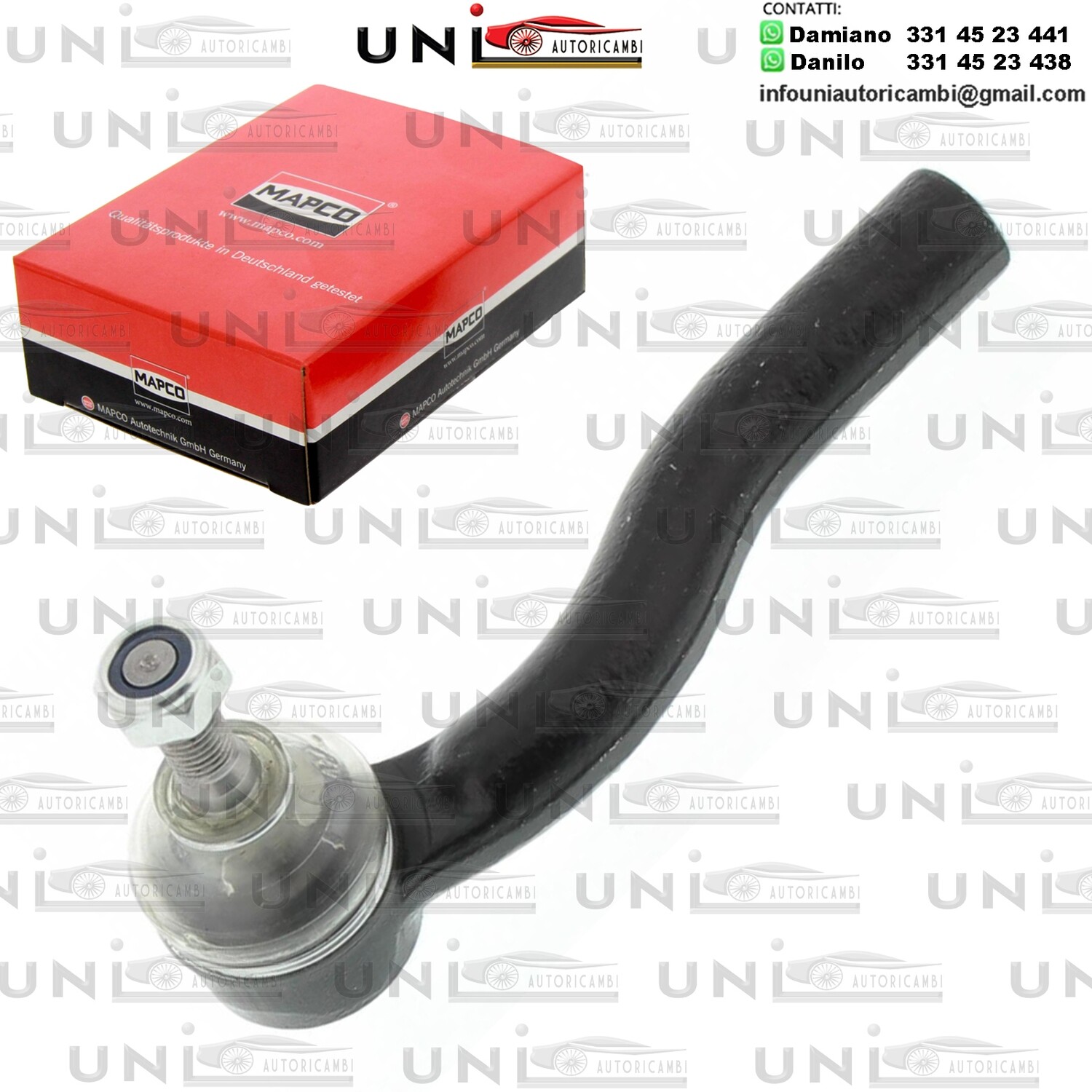 Testa barra d`accoppiamento Assale anteriore Sinistra Rinforzata ABARTH 500 / 595 / 695, 500C / 595C / 695C / FIAT 500 / C, PANDA / FORD KA 0.9-1.4CNG 09.03-