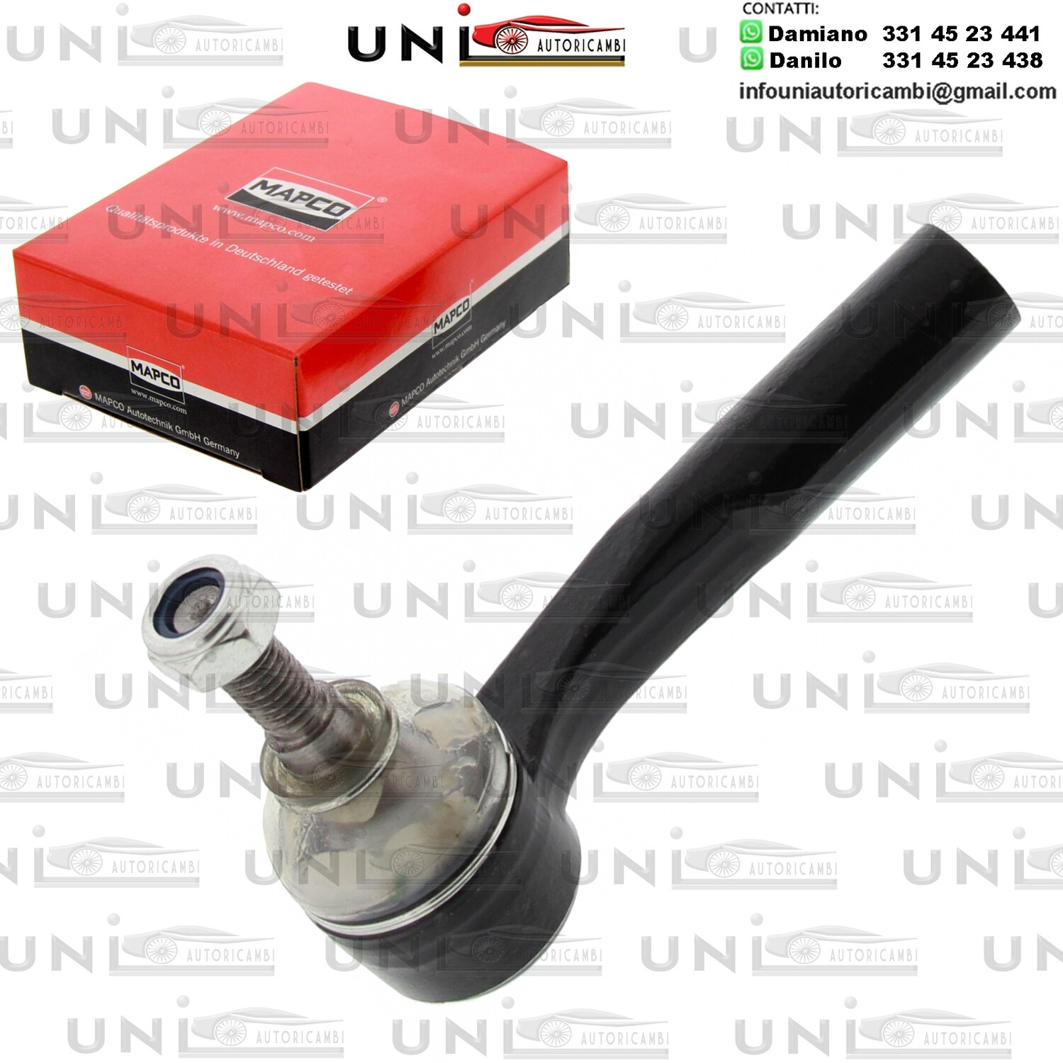 Testa Barra d'accoppiamento Assale Anteriore SInistra Rinforzata ABARTH GRANDE PUNTO, PUNTO / ALFA ROMEO MITO / FIAT GRANDE PUNTO, PUNTO / EVO / OPEL ADAM, CORSA D / E 0.9-1.9D 06.05-