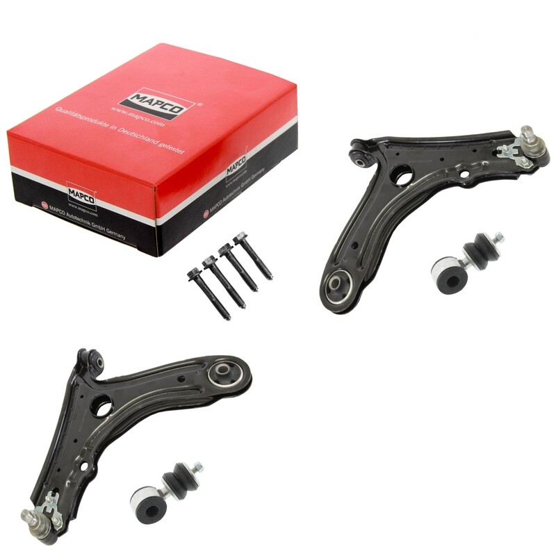 Kit 4 Bracci Anteriori Oscillanti Pezzi Mapco bilaterale Rinforzati SEAT CORDOBA / VARIO, IBIZA II, INCA, TOLEDO I /  VW CADDY II, CORRADO, GOLF II, JETTA II, POLO / CLASSIC 1.0-2.0 08.83-01.04