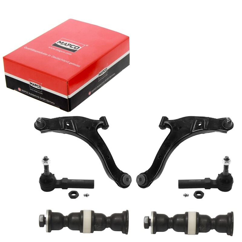 Kit 8 Bracci Anteriori Oscillanti Pezzi Mapco Bilaterale Rinforzati CHRYSLER PT CRUISER 1.6-2.4 06.00-12.10