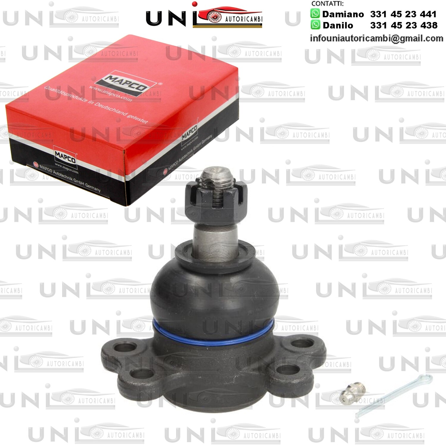 Giunto di supporto / guida Assale anteriore bilaterale Rinforzato ISUZU CAMPO, TROOPER I 2.0-2.8D 01.83-12.91