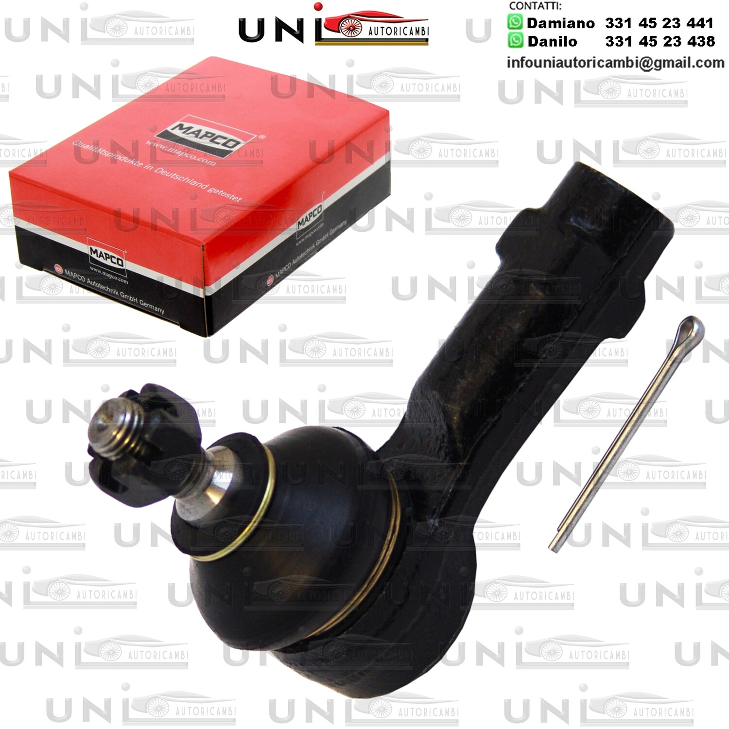 Testa barra d`accoppiamento Assale anteriore bilaterale Rinforzata HYUNDAI ACCENT I / II / III, COUPE, ELANTRA, MATRIX / KIA CERATO 1.3-2.7 94-