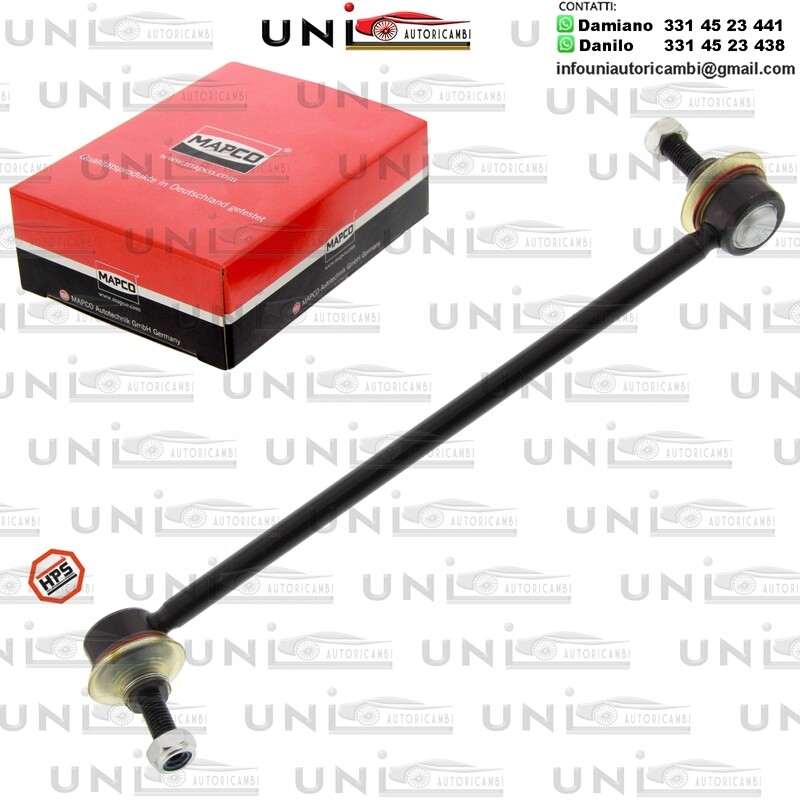 Asta Puntone, Bielletta Assale Anteriore Bilaterale Rinforzata MINI (R50, R53), (R52), (R56), (R57), (R58), (R59), CLUBMAN (R55), CLUBVAN (R55) 1.4-2.0D 06.01-06.15