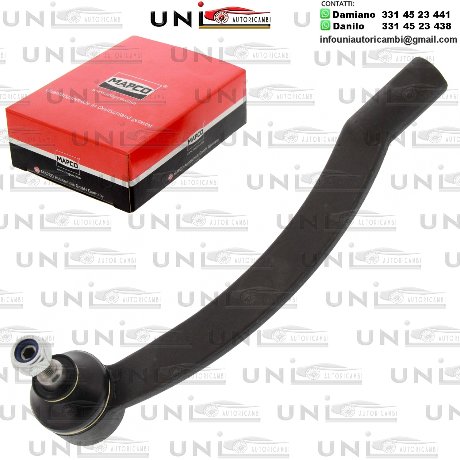 Testa barra d`accoppiamento Assale anteriore Destra Rinforzata MINI (R50, R53) 1.6 06.01-09.06