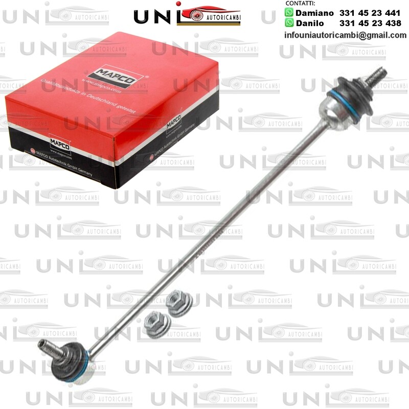 Asta/Puntone, Stabilizzatore Assale anteriore Bilaterale Rinforzata MINI (R50, R53) 1.6 06.01-09.06