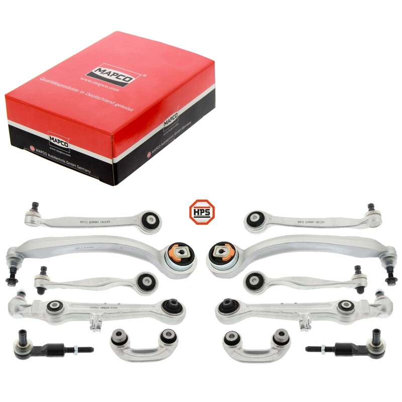 Kit 12 Bracci Anteriori Oscillanti Pezzi Mapco Bilaterale Rinforzati AUDI A4, A6 / SKODA SUPERB l, VW PASSAT 1.6-3.0 94.05