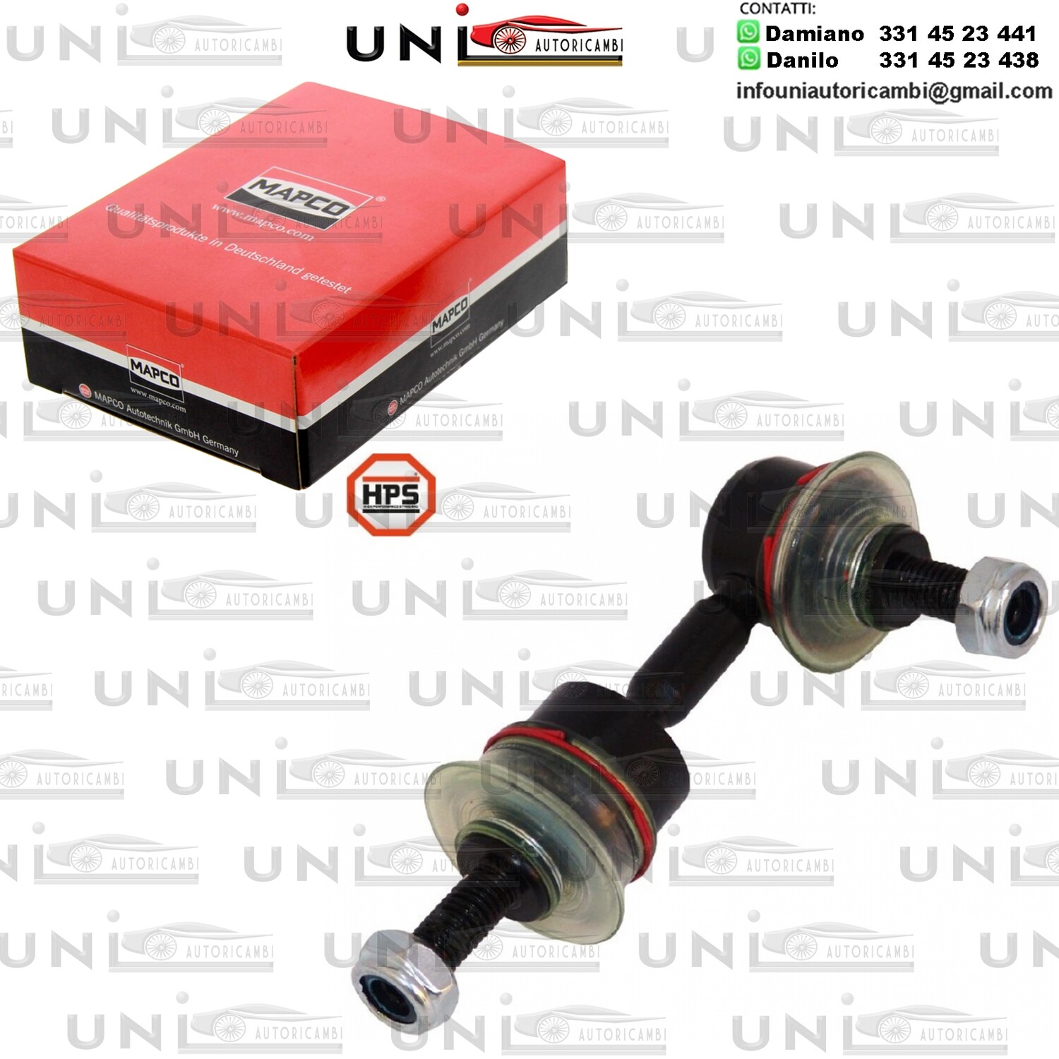 Asta Puntone, Bielletta Assale Anteriore Bilaterale Rinforzata SMART CABRIO, CITY-COUPE, FORTWO, ROADSTER 0.6/0.7/0.8D 98-07