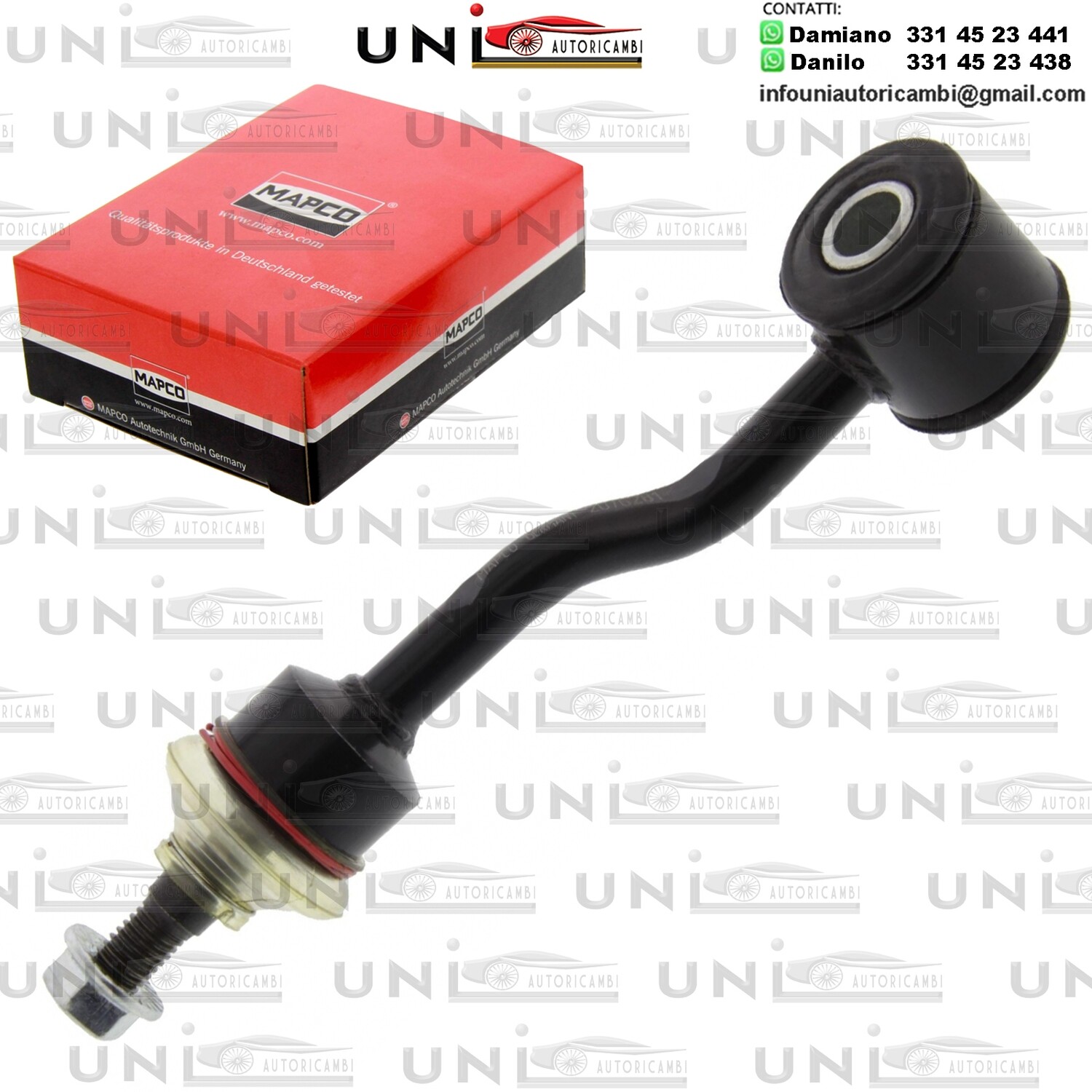 Asta/Puntone, Stabilizzatore Assale anteriore bilaterale Rinforzata JEEP GRAND CHEROKEE I / II 2.5D/4.0/5.2 09.91-09.05