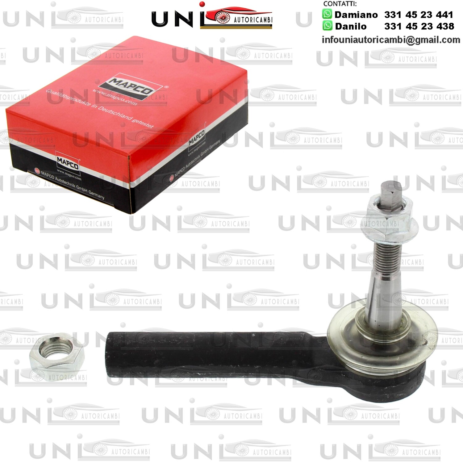 Testa barra d`accoppiamento Assale anteriore bilaterale Rinforzata CHRYSLER VOYAGER IV / DODGE CARAVAN 2.4-3.8.00-08