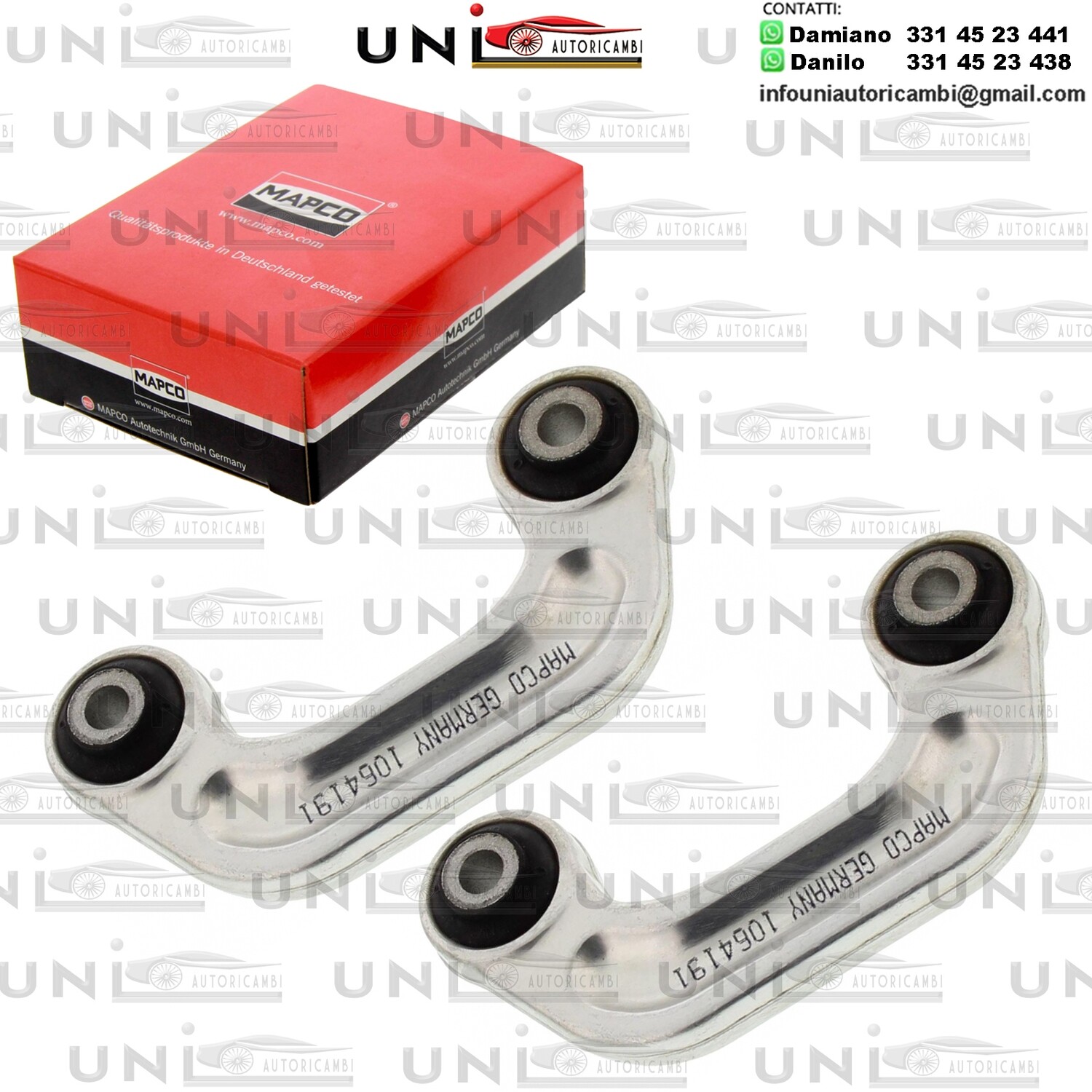 2X Asta Puntone, Biellette Assale Anteriore Audi A6, Audi A8, Audi A6L Tre volumi / VW Phaeton da 2002