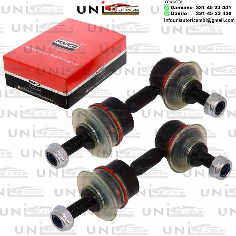 2X Asta Puntone Stabilizzatore Biellette Assale Anteriore SMART CABRIO, CITY-COUPE, FORTWO, ROADSTER 0.6/0.7/0.8D 98-07
