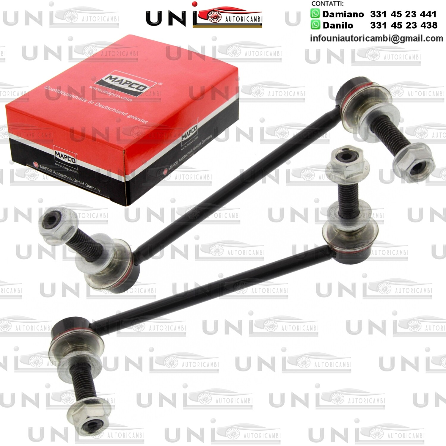 2X Asta Puntone Stabilizzatore Biellette Assale Anteriore CHRYSLER 300 C / DODGE CHALLENGER 2.7-6.1 04-