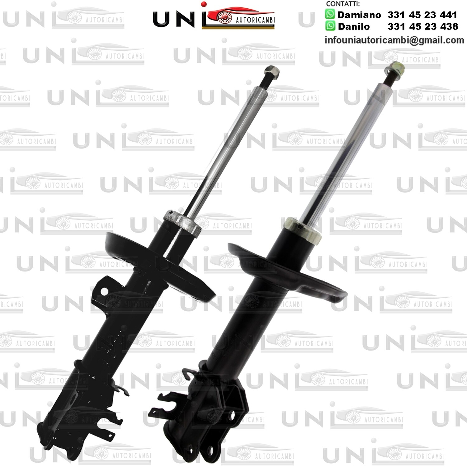 2x Ammortizzatori Anteriori Opel Corsa D 1.0 - 1.7D da 07.2006 a 08.2014